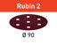 Picture of Abrasive sheet Rubin 2 STF D90/6 P100 RU2/50